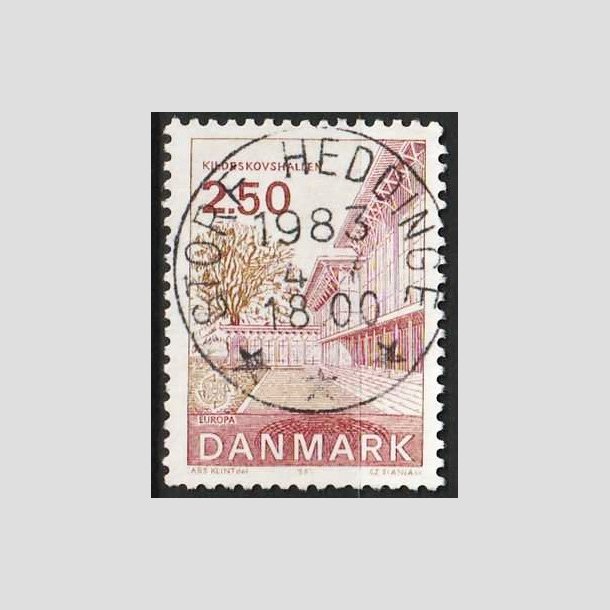 FRIMRKER DANMARK | 1983 - AFA 778 - EU Bygningskunst - 2,50 Kr. rd/rdbrun - Pragt Stemplet