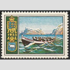 JULEM�RKER DANMARK | 1923 - F�ringb�d - Postfrisk