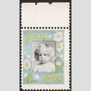 JULEM�RKER DANMARK | 1910 - Barnehoved - Postfrisk