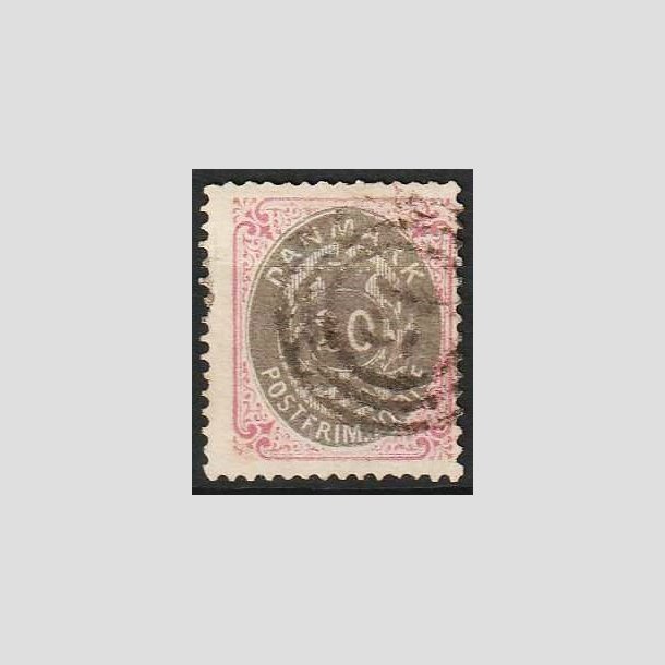 FRIMRKER DANMARK | 1875 - AFA 28 - 20 re rd/gr - Stemplet