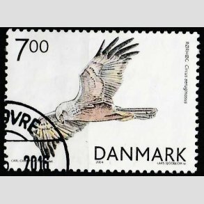 FRIM�RKER DANMARK | 2004 - AFA 1412 - Rovfugle i Danmark - 7,00 Kr. R�rh�g - Hj�rne Stemplet