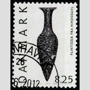 FRIM�RKER DANMARK | 1992 - AFA 1010 - Nationalmuseets samlinger - 8,25 Kr. - Hj�rne Stemplet