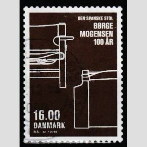 FRIM�RKER DANMARK | 2014 - AFA 1774 - Dansk design - 16,00 Kr. flerfarvet - Stemplet 