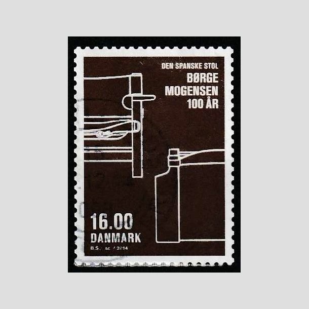 FRIMRKER DANMARK | 2014 - AFA 1774 - Dansk design - 16,00 Kr. flerfarvet - Stemplet 