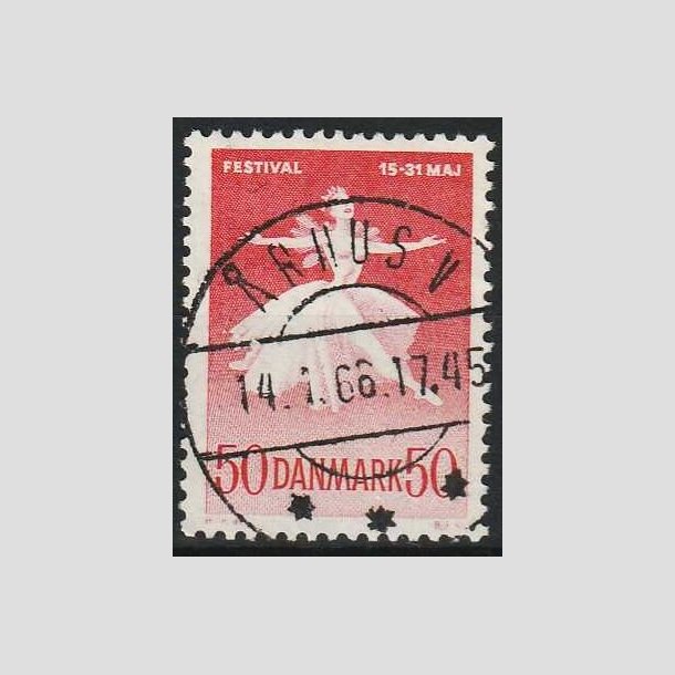 FRIMRKER DANMARK | 1965 - AFA 438F - Ballet og Musikfestival - 50 re rd - Pragt Stemplet