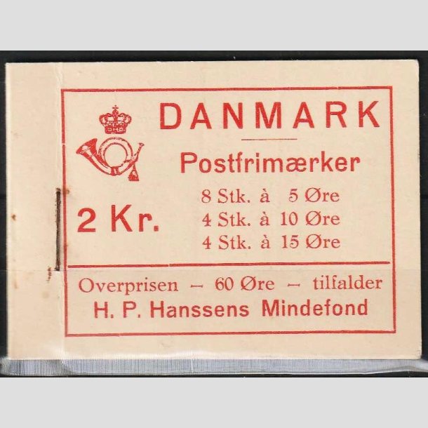 FRIMRKER DANMARK | 1937 - AFA 238,237,236 - Dybbl-Hfte komplet - Postfrisk