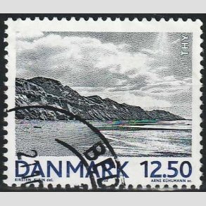 FRIM�RKER DANMARK | 2002 - AFA 1318 - Landskabsbilleder - 12,50 Kr. Thy - Hj�rne Stemplet