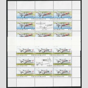 FRIM�RKER DANMARK | 2006 - AFA 1479,1480 (SM�ARK NR. 27 & 28) - Ellehammers flyvning - Postfrisk