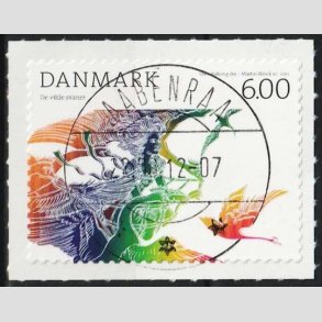 FRIM�RKER DANMARK | 2012 - AFA 1712 - H.C. Andersens eventyr - 6,00 Kr. flerfarvet - Lux Stemplet