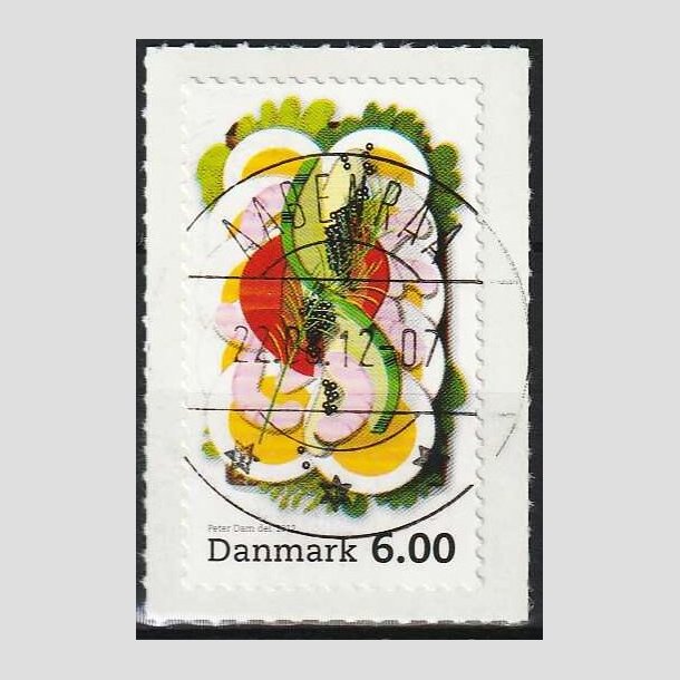 FRIMRKER DANMARK | 2012 - AFA 1701 - Smrrebrd - 6,00 Kr. flerfarvet - Lux Stemplet