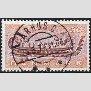 FRIM�RKER DANMARK | 1970 - AFA 503 - Dansk skibsfart - 30 �re lysbrun/r�dbrun - Lux Stemplet