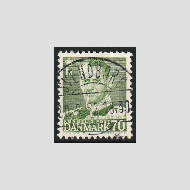 FRIMRKER DANMARK | 1950 - AFA 324 - Fr. IX 70 re mrkgrn - Lux Stemplet