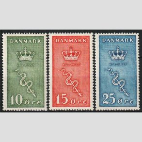 FRIM�RKER DANMARK | 1929 - AFA 178,179,180 - Kr�ftfrim�rker i komplet s�t - Ubrugt