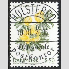 FRIM�RKER DANMARK | 2006 - AFA 1456 - For�rsblomster - 5,50 Kr. Erantis - Pragt Stemplet 