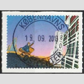 FRIM�RKER DANMARK | 2013 - AFA 1752 - H.C. Andersen - 8,00 Kr. flerfarvet - Pragt Stemplet