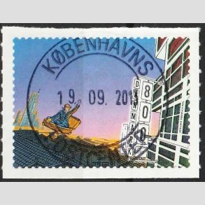 FRIM�RKER DANMARK | 2013 - AFA 1752 - H.C. Andersen - 8,00 Kr. flerfarvet - Pragt Stemplet