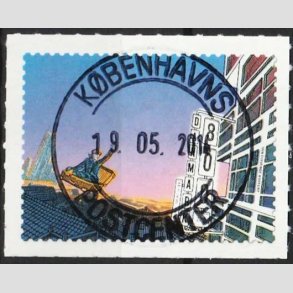 FRIM�RKER DANMARK | 2013 - AFA 1752 - H.C. Andersen - 8,00 Kr. flerfarvet - Pragt Stemplet