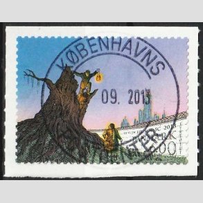 FRIM�RKER DANMARK | 2013 - AFA 1751 - H.C. Andersen - 6,00 Kr. flerfarvet - Pragt Stemplet