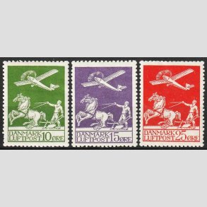 FRIM�RKER DANMARK | 1925 - AFA 144,145,146 - Gl. Luftpost - Ubrugt