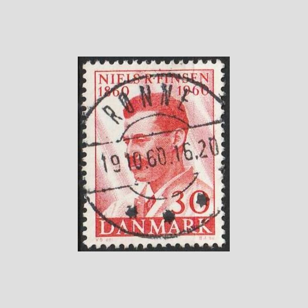 FRIMRKER DANMARK | 1960 - AFA 387 - Niels R. Finsen - 30 re rd - Lux Stemplet Rnne