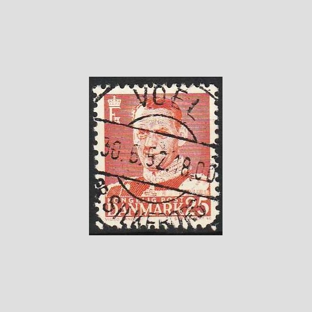 FRIMRKER DANMARK | 1950 - AFA 321 - Fr. IX 25 re rd - Lux Stemplet Voel