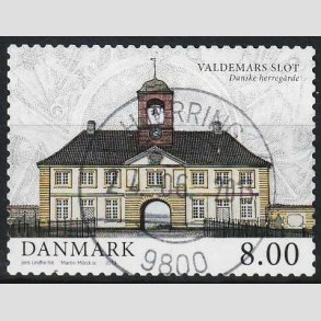 FRIM�RKER DANMARK | 2013 - AFA 1739 - Danske herreg�rde II - 8,00 Kr. Valdemars slot - Lux Stemplet