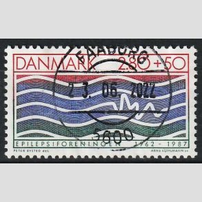 FRIMRKER DANMARK | 1987 - AFA 890 - Dansk Epilepsiforening - 2,80 Kr. + 50 re - Pragt Stemplet