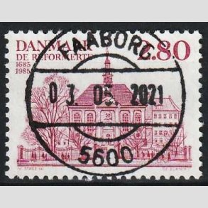 FRIM�RKER DANMARK | 1985 - AFA 825 - Reformerte meninghed 300 �r - 2,80 Kr. rosa - Pragt Stemplet