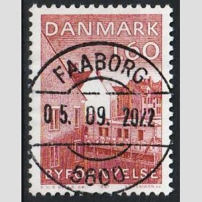 FRIM�RKER DANMARK | 1981 - AFA 735 - Byfornyelse - 1,60 Kr. r�d - Pragt Stemplet