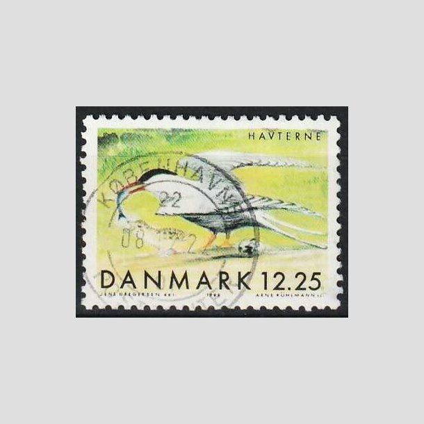 FRIMRKER DANMARK | 1999 - AFA 1225 - Danske trkfugle - 12,25 Kr. Havterne - Pnt Stemplet