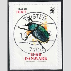 FRIMRKER DANMARK | 2022 - AFA 2087 - Truede dyr - 12,00 kr. flerfarvet - Lux Stemplet