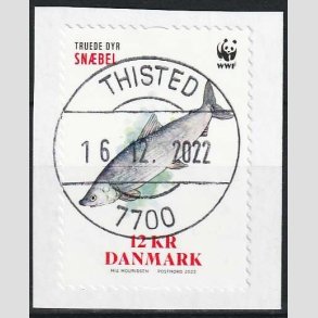 FRIMRKER DANMARK | 2022 - AFA 2085 - Truede dyr - 12,00 kr. flerfarvet - Lux Stemplet