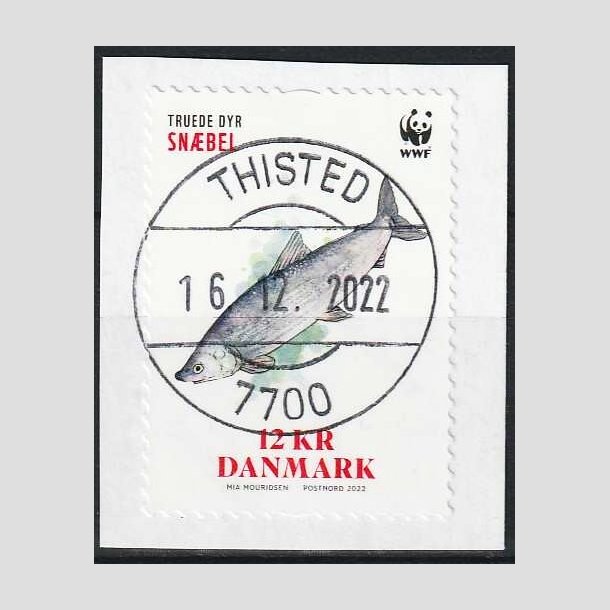 FRIMRKER DANMARK | 2022 - AFA 2085 - Truede dyr - 12,00 kr. flerfarvet - Lux Stemplet