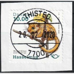 FRIM�RKER DANMARK | 2020 - AFA 1994 - Pattedyr. - 10,00 kr. flerfarvet - Lux Stemplet