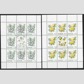 FRIM�RKER DANMARK | 2006 - AFA 1455+56 (SM�ARK NR. 25+26) - For�rsblomster - Lux stemplet 