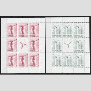 FRIM�RKER DANMARK | 2007 - AFA 1493+94 (SM�ARK NR. 29+30) - Danske vindm�ller - Postfrisk