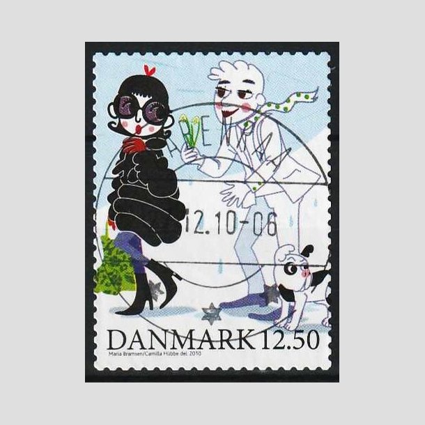 FRIMRKER DANMARK | 2010 - AFA 1639E - Vintereventyr - 12,50 Kr. flerfarvet - Pragt Stemplet