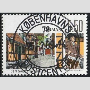 FRIM�RKER DANMARK | 2009 - AFA 1563 - Den gamle by - 5,50 Kr. flerfarvet - Pragt Stemplet