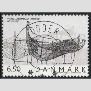 FRIM�RKER DANMARK | 2004 - AFA 1402 - Vikingeskibsmuseet - 6,50 Kr. Udstilling - Pragt Stemplet