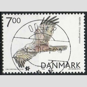 FRIMRKER DANMARK | 2004 - AFA 1412 - Rovfugle i Danmark - 7,00 Kr. Rrhg - Pragt Stemplet