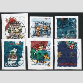 JULEM�RKER DANMARK | 2017-2022 - 6 stk. div. - Lux Stemplet