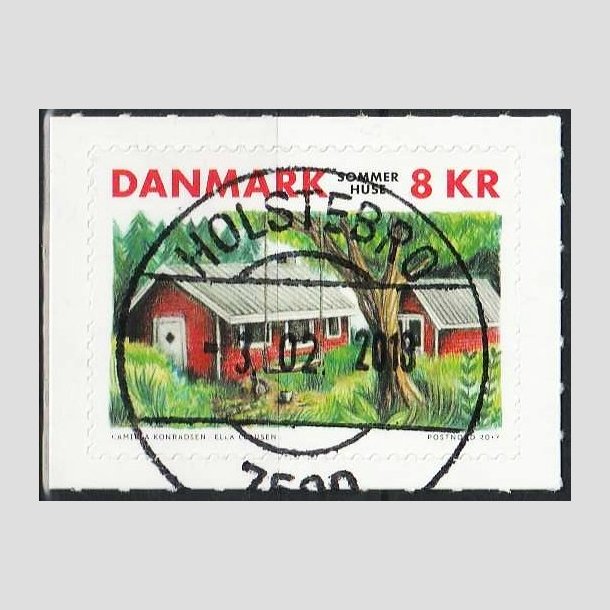 FRIMRKER DANMARK | 2017 - AFA 1912 - Sommerhuse - 8,00 kr. - Pragt Stemplet Holstebro