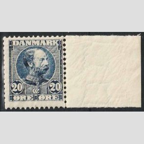FRIMRKER DANMARK | 1904-05 - AFA 48 - Chr. IX 20 re bl - Postfrisk