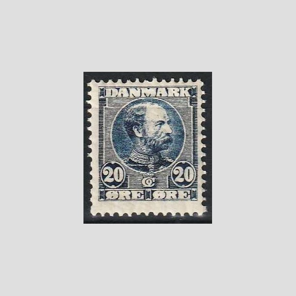 FRIMRKER DANMARK | 1904-05 - AFA 48 - Chr. IX 20 re bl - Postfrisk