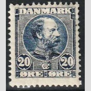 FRIMRKER DANMARK | 1904-05 - AFA 48 - Chr. IX 20 re bl - Postfrisk