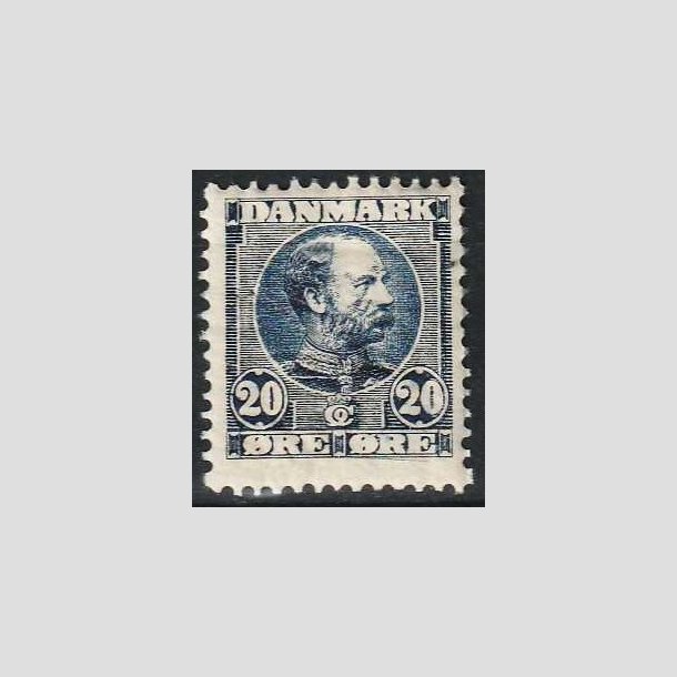 FRIMRKER DANMARK | 1904-05 - AFA 48 - Chr. IX 20 re bl - Postfrisk