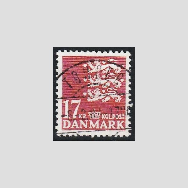 FRIMRKER DANMARK | 1984 - AFA 795 - Rigsvben 17 Kr. matrd - Pragt Stemplet Tnder