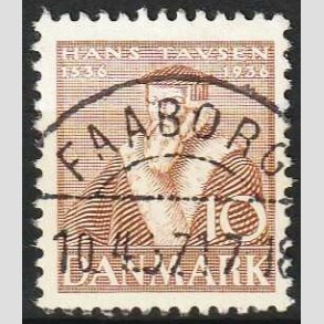 FRIM�RKER DANMARK | 1936 - AFA 231 - Reformationen 10 �re brun - Lux Stemplet 