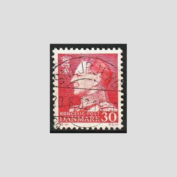 FRIMRKER DANMARK | 1961-62 - AFA 394 - Fr. IX 30 re rd - Lux Stemplet Snebjerg