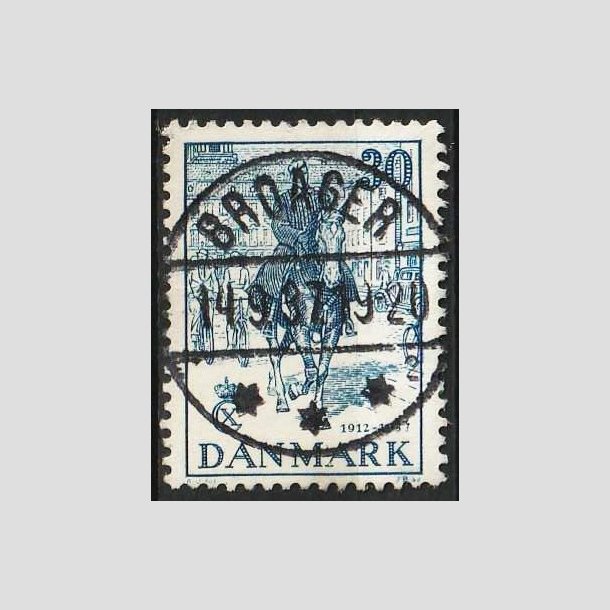 FRIMRKER DANMARK | 1937 - AFA 242 - Chr. X 25 re jubilum 30 re bl - Lux Stemplet Broager